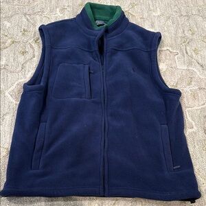Ralph Lauren Polo Men's Navy Fleece Vest